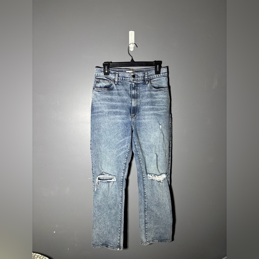 Le Jean Mia Relaxed Straight Jeans Size 28